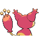 Skitty - Platinum (Back View)