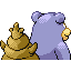 Slowbro - Emerald (Back View (Shiny))