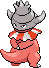Slowking - Black 2 White 2 Black White Animated (Back View)