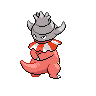 Slowking - Black White (Back View)