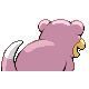 Slowpoke - HeartGold SoulSilver (Back View (Shiny))