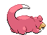 Slowpoke - Black 2 White 2 Black White Animated (Back View)