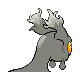 Slugma - Diamond Pearl (Back View (Shiny))