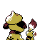 Smeargle - Gold (Back View)