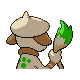 Smeargle - HeartGold SoulSilver (Back View)
