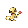 Smeargle - Black White (Back View (Shiny))