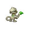 Smeargle - Black White (Back View)