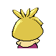 Smoochum - Diamond Pearl (Back View (Shiny))