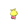 Smoochum - Black White (Back View (Shiny))
