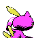 Sneasel - Crystal (Back View (Shiny))