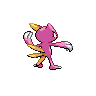 Sneasel - Black White (Back View (Shiny))