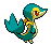 Snivy - Black 2 White 2 Animated (Back View (Shiny))
