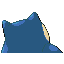 Snorlax - FireRed LeafGreen (Back View (Shiny))