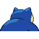 Snorlax - Diamond Pearl (Back View (Shiny))