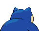 Snorlax - HeartGold SoulSilver (Back View (Shiny))