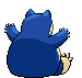 Snorlax - Black 2 White 2 Black White Animated (Back View (Shiny))
