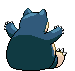 Snorlax - Black 2 White 2 Black White Animated (Back View)
