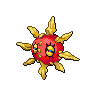 Solrock - Black White (Shiny)