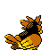 Spearow - Silver (Back View (Shiny))