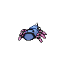 Spinarak - Black White (Back View (Shiny))