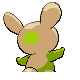 Spinda - HeartGold SoulSilver (Back View (Shiny))