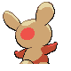 Spinda - Platinum (Back View)