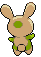 Spinda - Black 2 White 2 Black White Animated (Back View (Shiny))