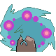 Spiritomb - HeartGold SoulSilver (Back View (Shiny))