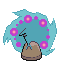 Spiritomb - Black 2 White 2 Black White Animated (Back View (Shiny))