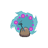 Spiritomb - Black White (Back View (Shiny))