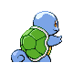 Squirtle - HeartGold SoulSilver (Back View (Shiny))