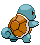 Squirtle - Black 2 White 2 Black White Animated (Back View)