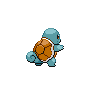 Squirtle - Black White (Back View)