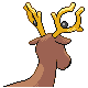 Stantler - HeartGold SoulSilver (Back View)