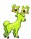 Stantler - Black 2 White 2 Black White Animated (Back View (Shiny))