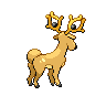 Stantler - Black White (Back View)