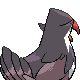 Staraptor - HeartGold SoulSilver (Back View)