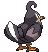 Staravia - Black 2 White 2 Black White Animated (Back View)