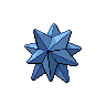 Starmie - Black White (Back View (Shiny))