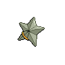 Staryu - Black White (Back View (Shiny))