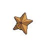 Staryu - Black White (Back View)