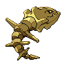 Steelix - Black White (Back View (Shiny))