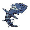 Steelix - Black White (Back View)