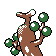 Sudowoodo - Gold (Back View)