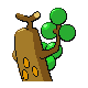 Sudowoodo - Diamond Pearl (Back View)