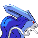 Suicune - Diamond Pearl (Back View (Shiny))