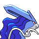 Suicune - Platinum (Back View (Shiny))