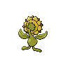 Sunflora - Black White (Back View (Shiny))