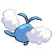 Swablu - HeartGold SoulSilver (Back View)