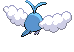 Swablu - Black 2 White 2 Black White Animated (Back View)